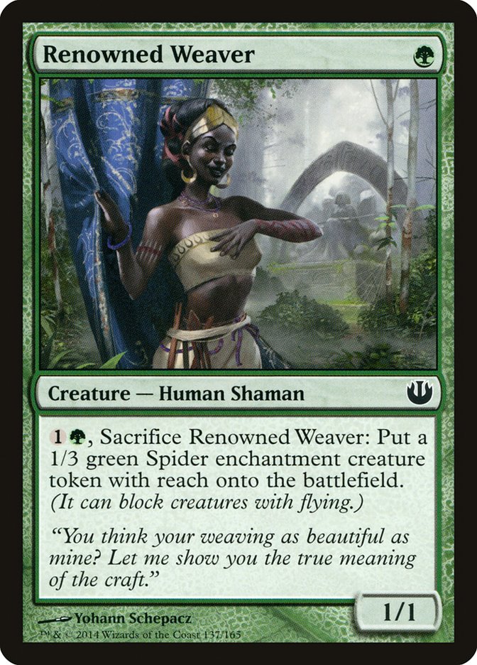 Card Scan of Renowned Weaver | JOU