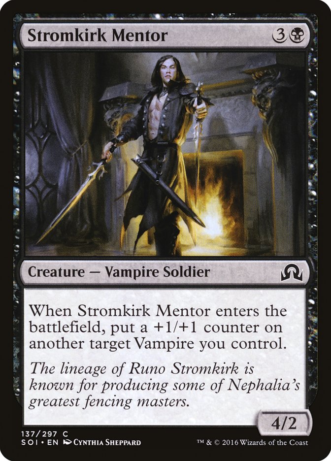 Card Scan of Stromkirk Mentor | SOI