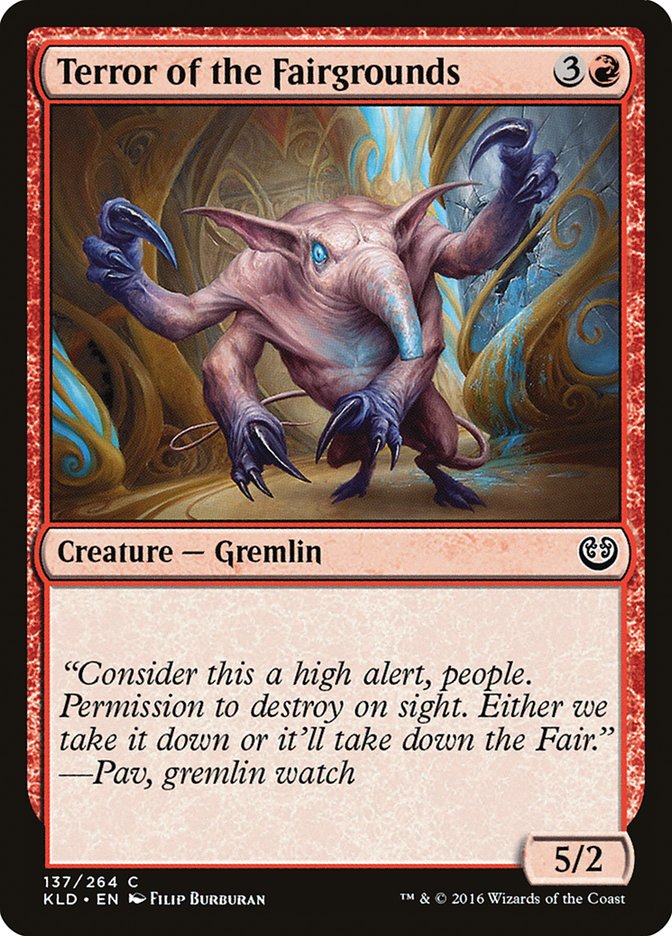 Card Scan of Terror of the Fairgrounds | KLD