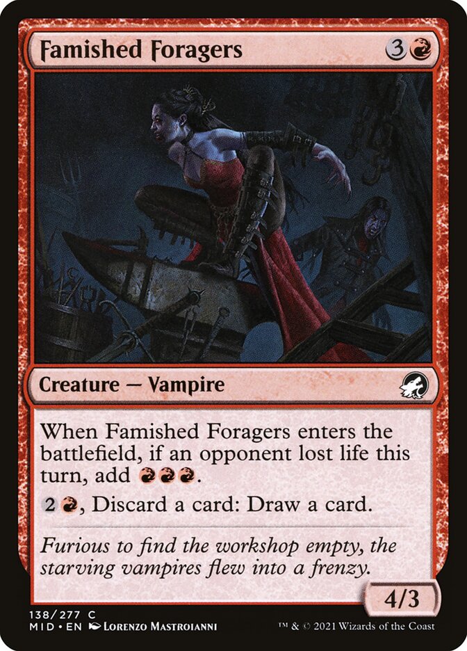 Card Scan of Famished Foragers | MID