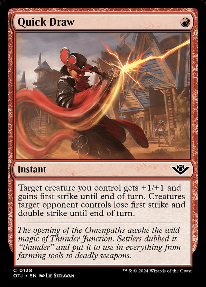 Card Scan of Quick Draw | OTJ