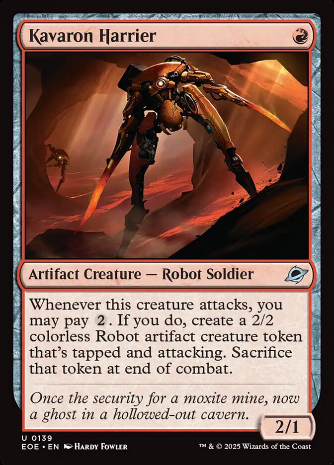 Kavaron Harrier Card Scan