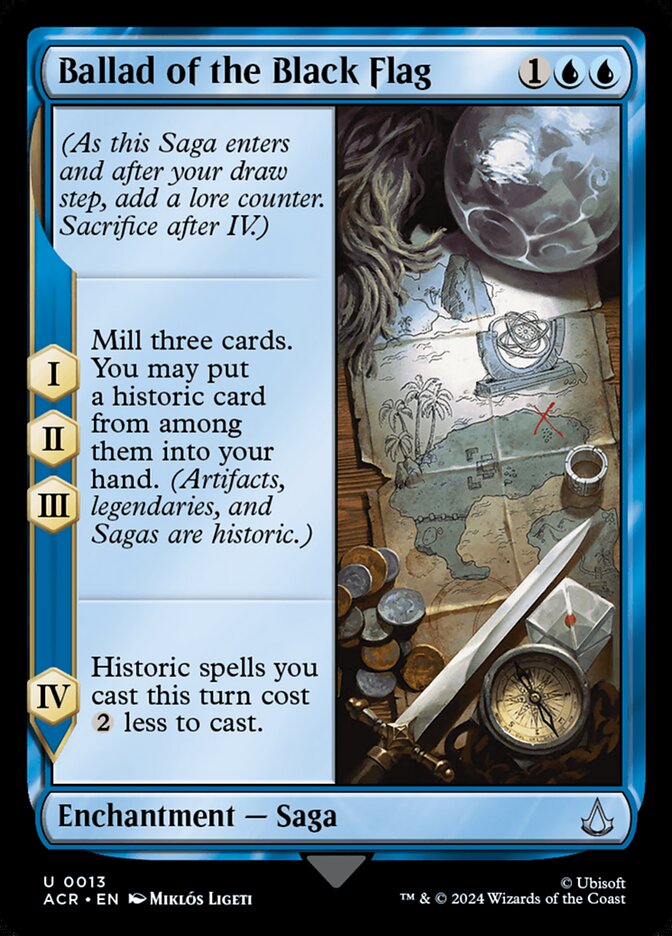 Card Scan of Ballad of the Black Flag | ACR