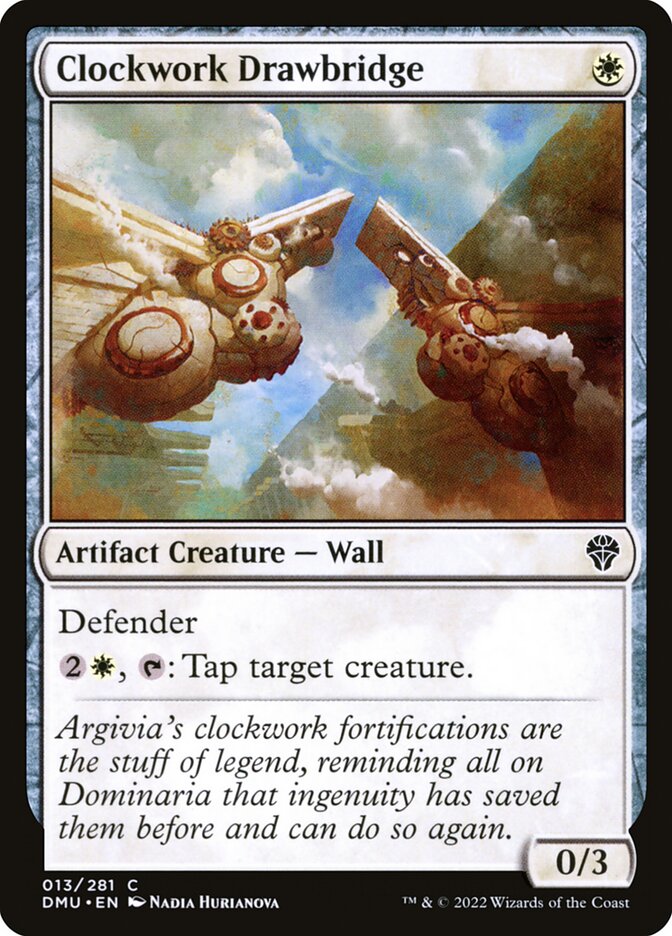 Card Scan of Clockwork Drawbridge | DMU