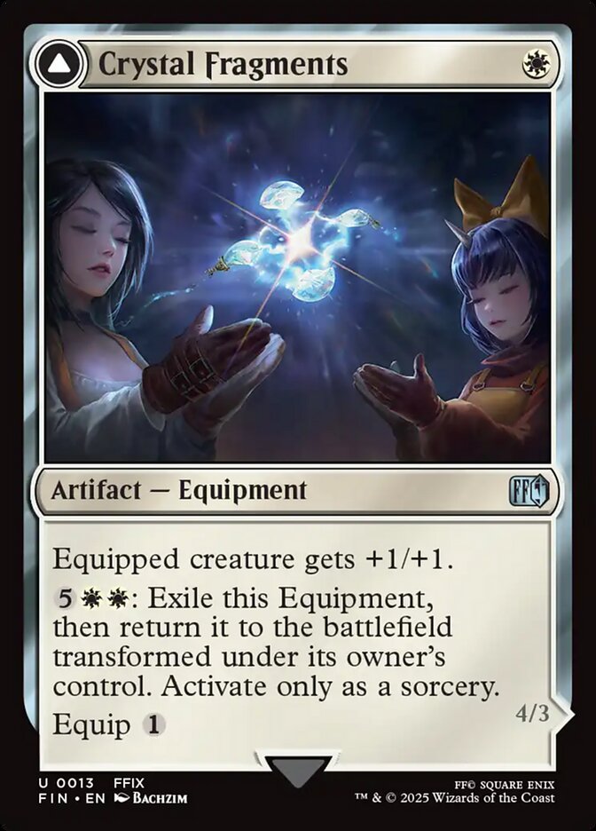 Card Scan of Crystal Fragments // Summon: Alexander | FIN
