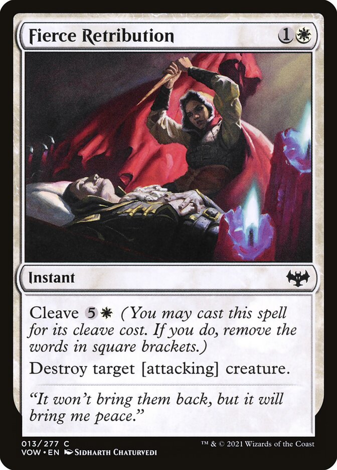 Card Scan of Fierce Retribution | VOW
