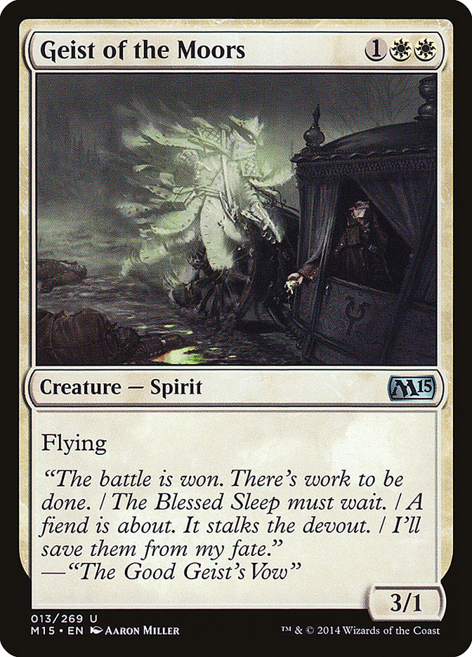 Card Scan of Geist of the Moors | M15