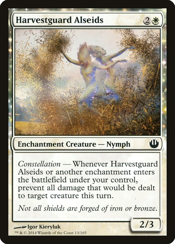 Card Scan of Harvestguard Alseids | JOU