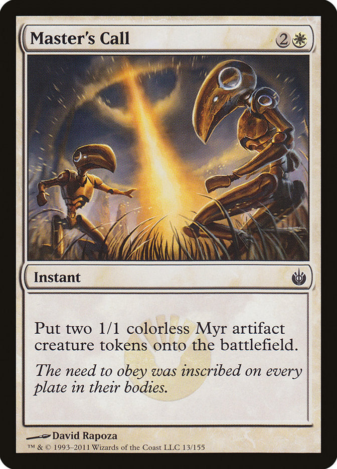 Card Scan of Master's Call | MBS