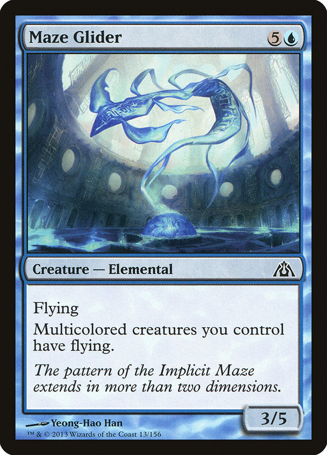 Card Scan of Maze Glider | DGM