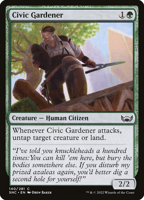 Card Scan of Civic Gardener | SNC