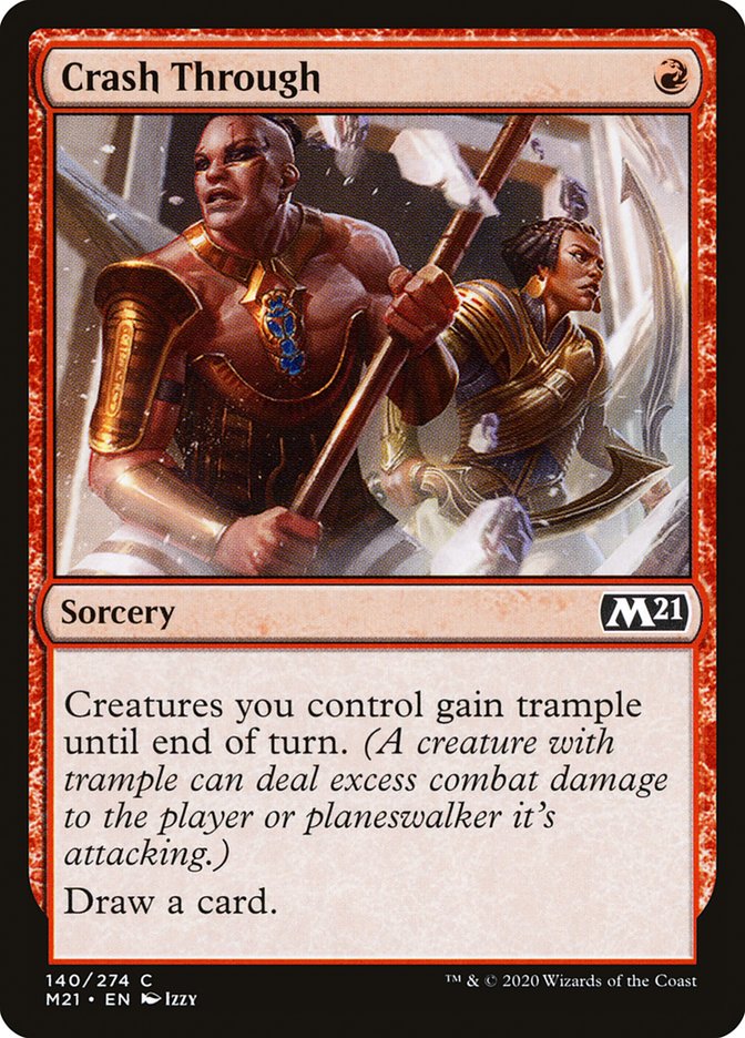 Card Scan of Crash Through | M21