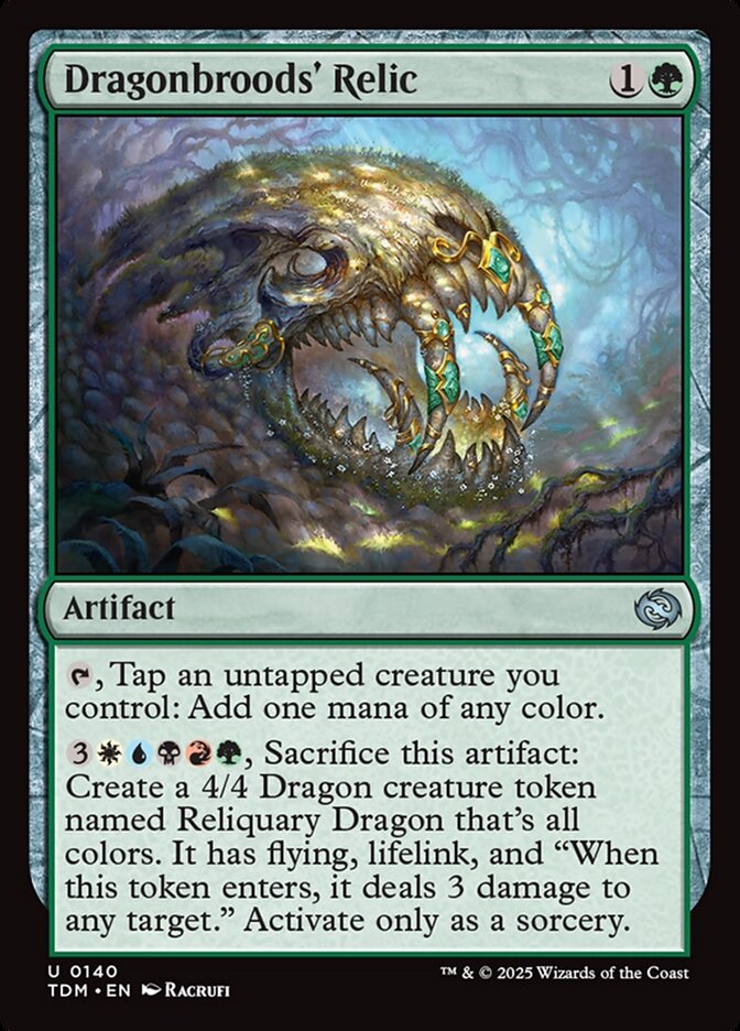 Card Scan of Dragonbroods' Relic | TDM