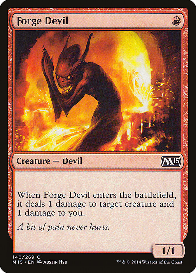 Card Scan of Forge Devil | M15