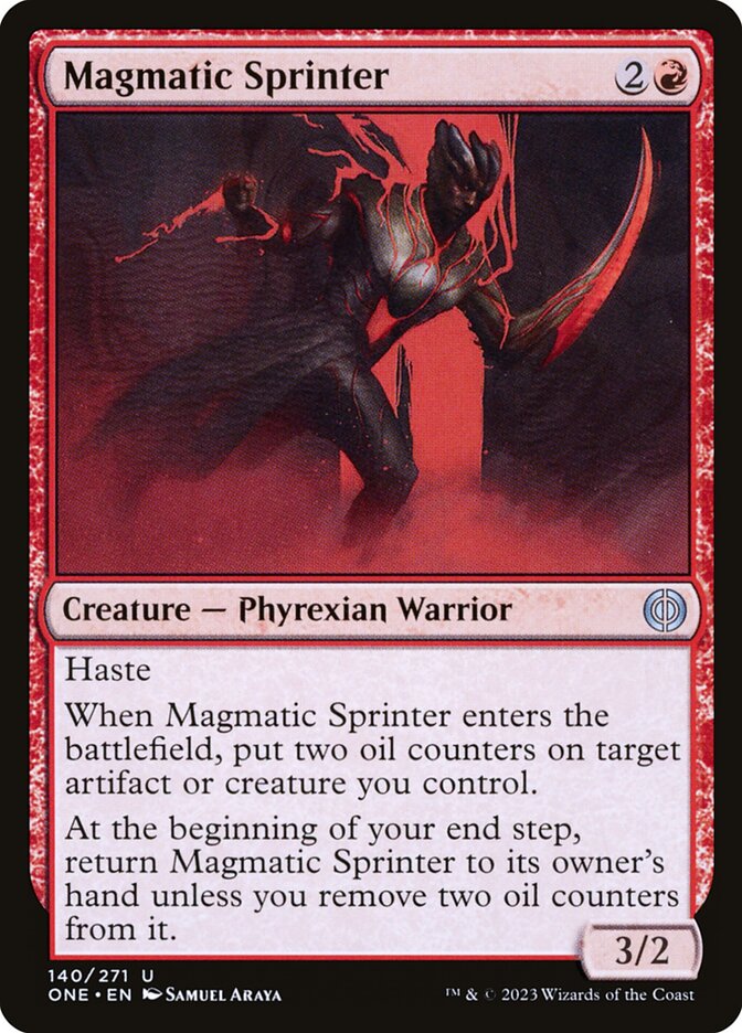 Card Scan of Magmatic Sprinter | ONE