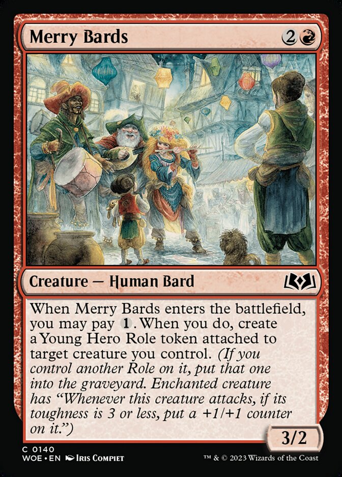 Card Scan of Merry Bards | WOE