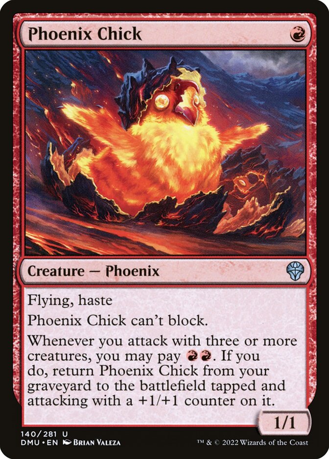 Card Scan of Phoenix Chick | DMU