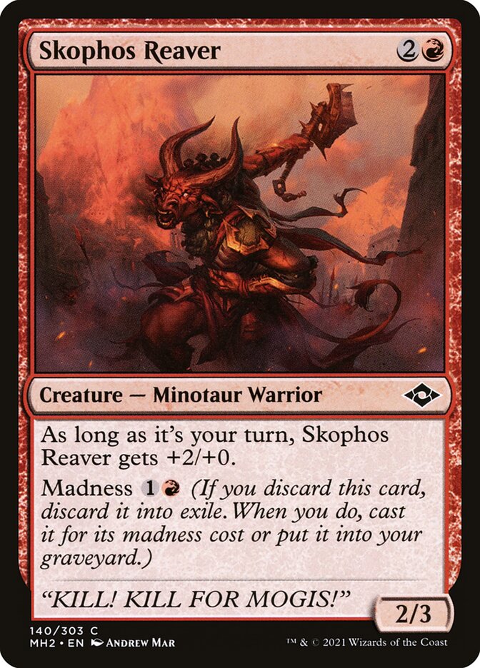 Card Scan of Skophos Reaver | MH2