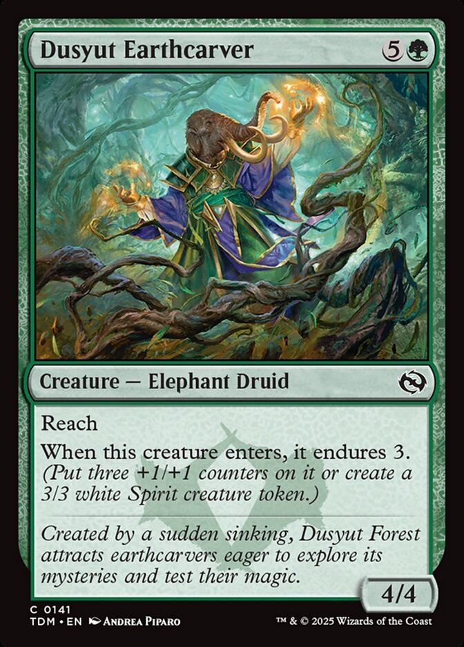 Card Scan of Dusyut Earthcarver | TDM
