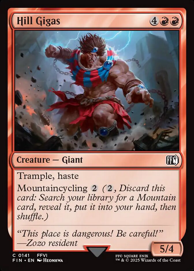 Card Scan of Hill Gigas | FIN