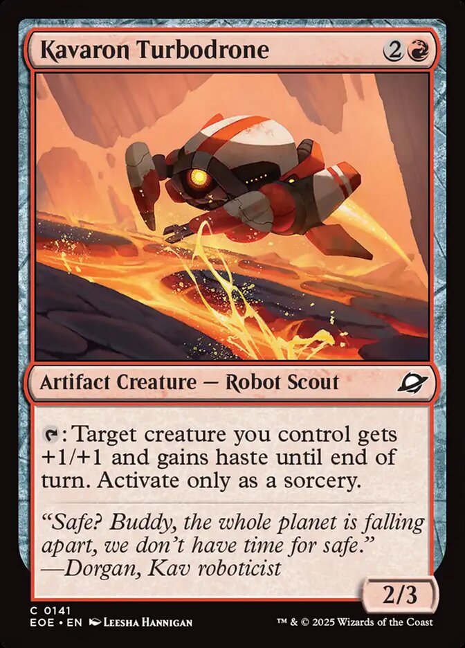 Kavaron Turbodrone Card Scan