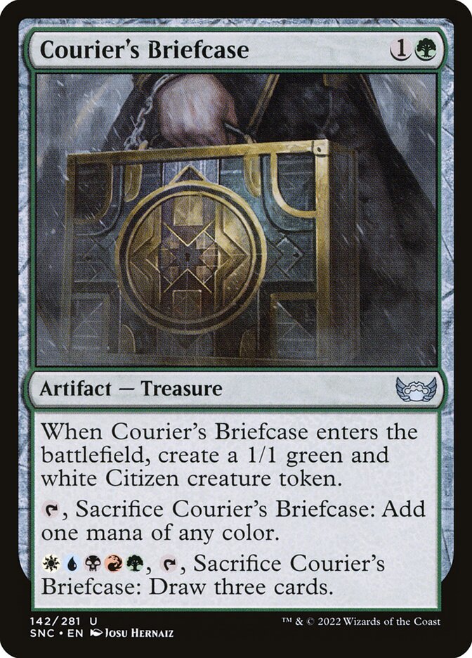 Card Scan of Courier's Briefcase | SNC