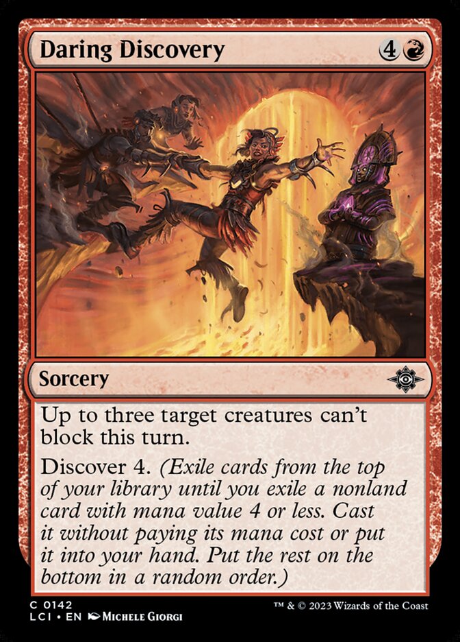 Card Scan of Daring Discovery | LCI