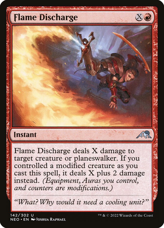 Card Scan of Flame Discharge | NEO