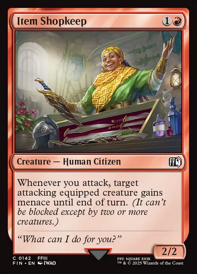 Card Scan of Item Shopkeep | FIN