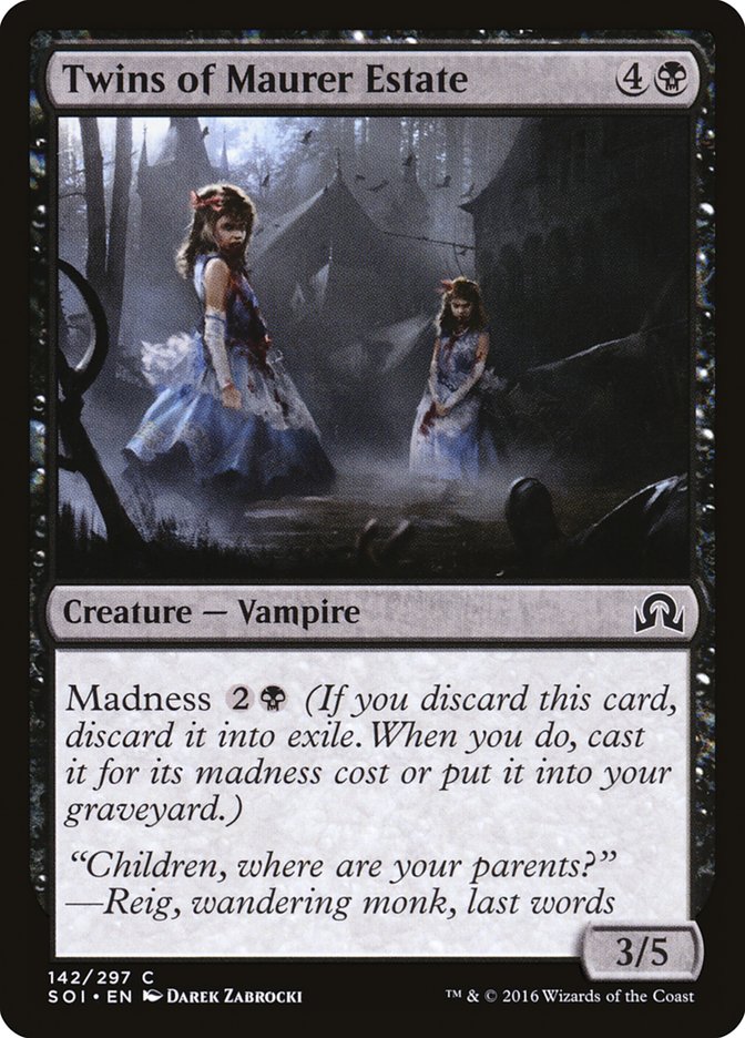 Card Scan of Twins of Maurer Estate | SOI