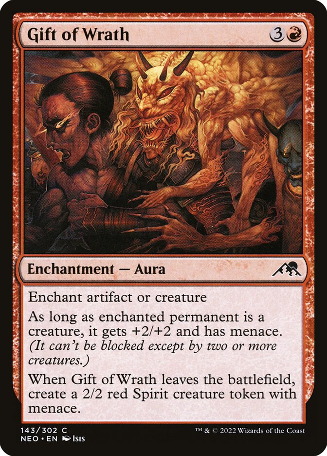 Card Scan of Gift of Wrath | NEO
