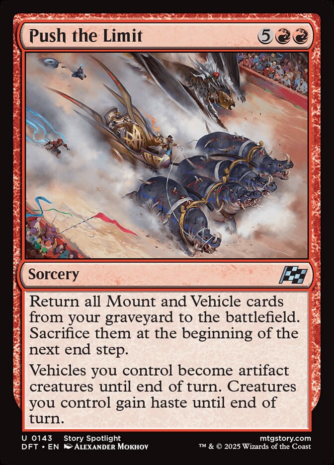 Card Scan of Push the Limit | DFT