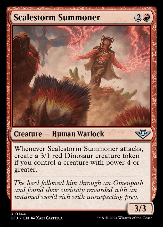 Card Scan of Scalestorm Summoner | OTJ