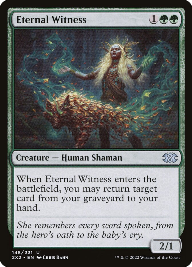 Card Scan of Eternal Witness | 2X2