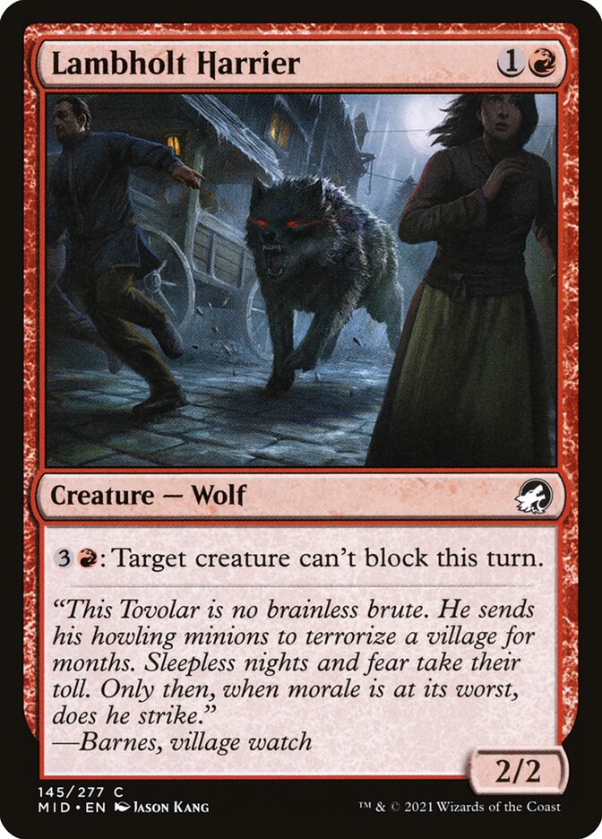 Card Scan of Lambholt Harrier | MID