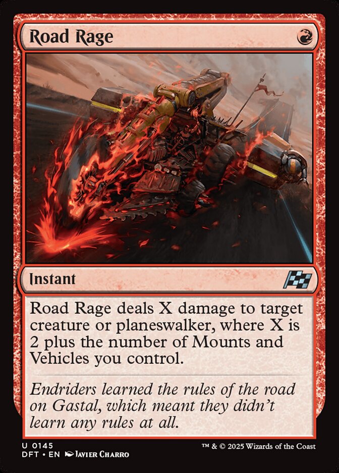 Card Scan of Road Rage | DFT