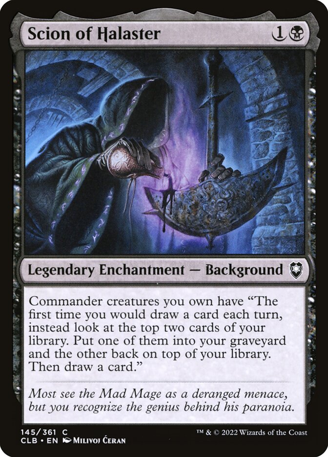 Card Scan of Scion of Halaster | CLB