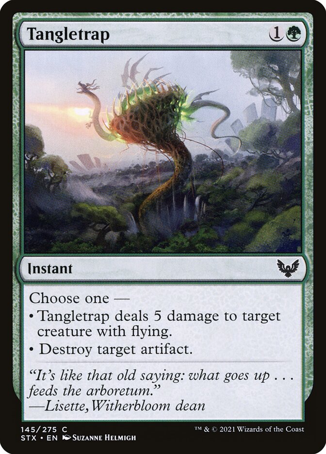 Card Scan of Tangletrap | STX