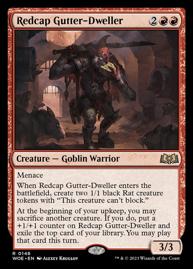 Card Scan of Redcap Gutter-Dweller | WOE