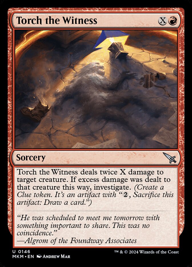 Card Scan of Torch the Witness | MKM