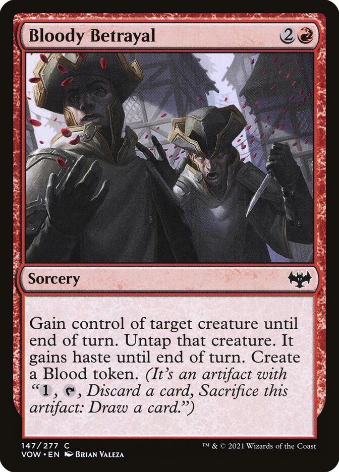 Card Scan of Bloody Betrayal | VOW