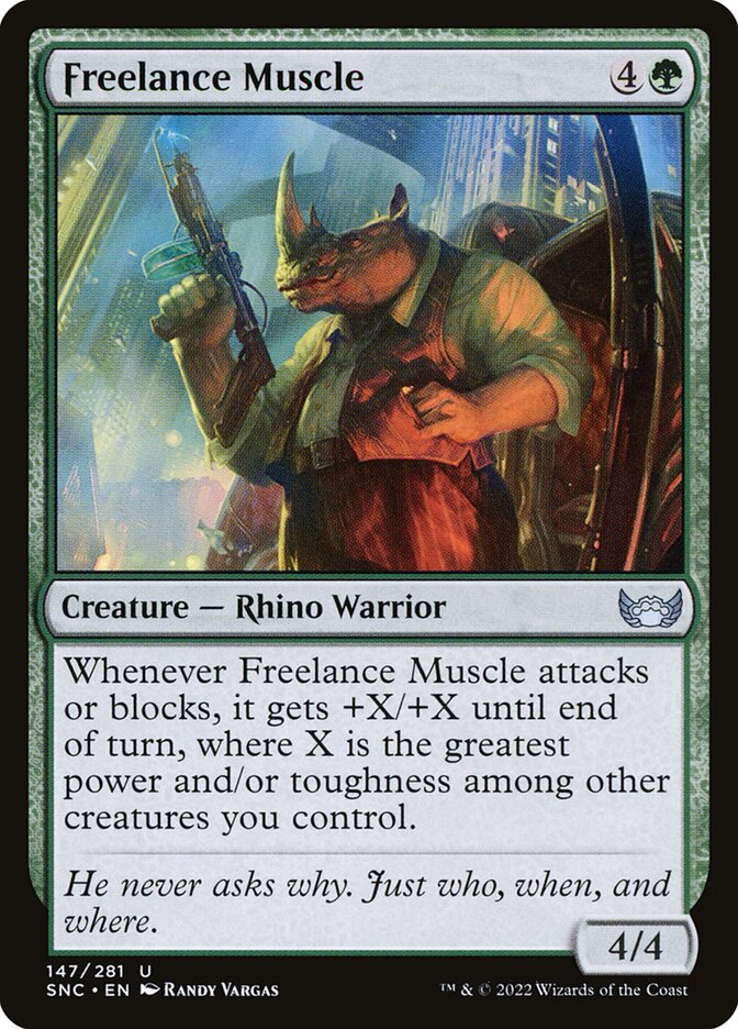 Card Scan of Freelance Muscle | SNC