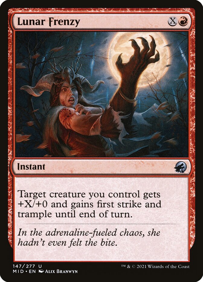 Card Scan of Lunar Frenzy | MID