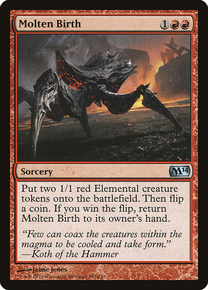 Card Scan of Molten Birth | M14