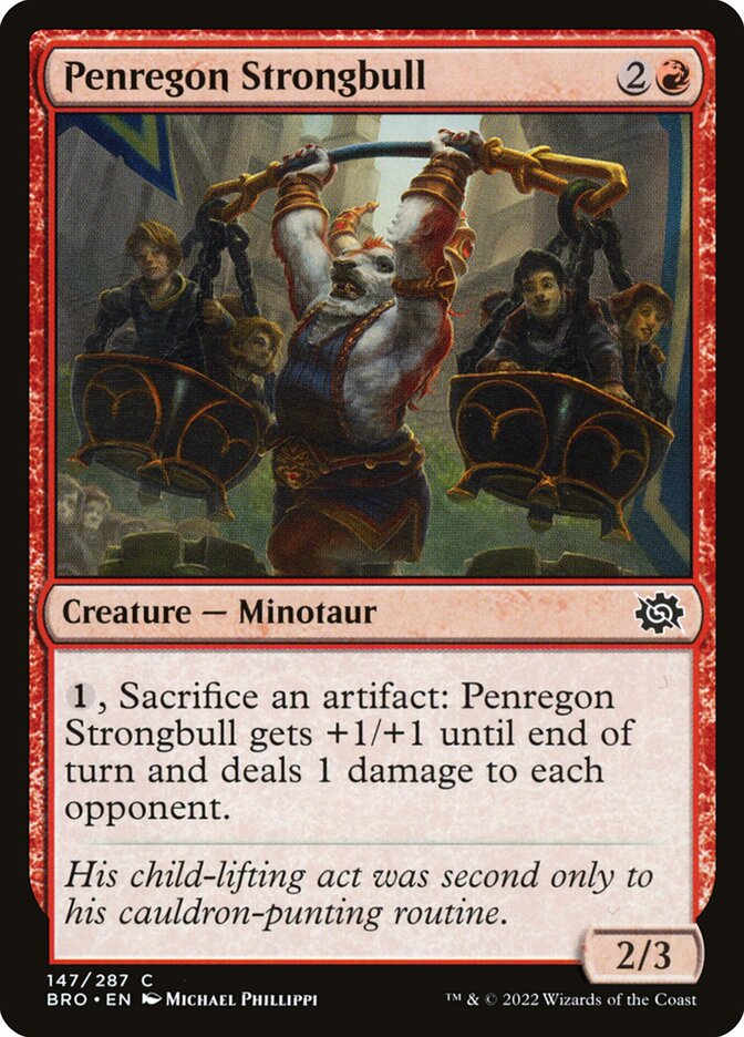 Card Scan of Penregon Strongbull | BRO