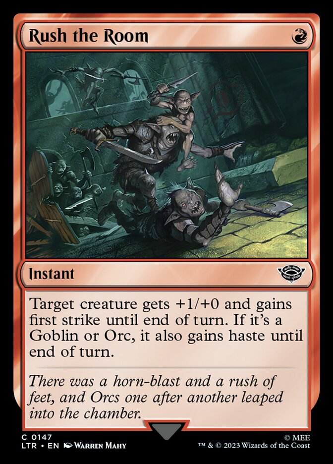 Card Scan of Rush the Room | LTR