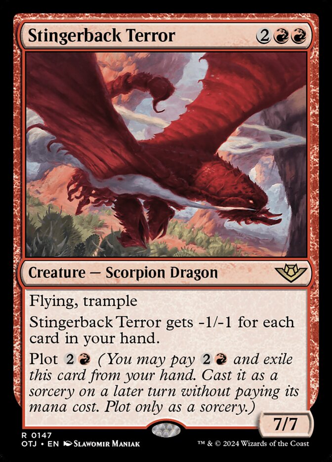Card Scan of Stingerback Terror | OTJ