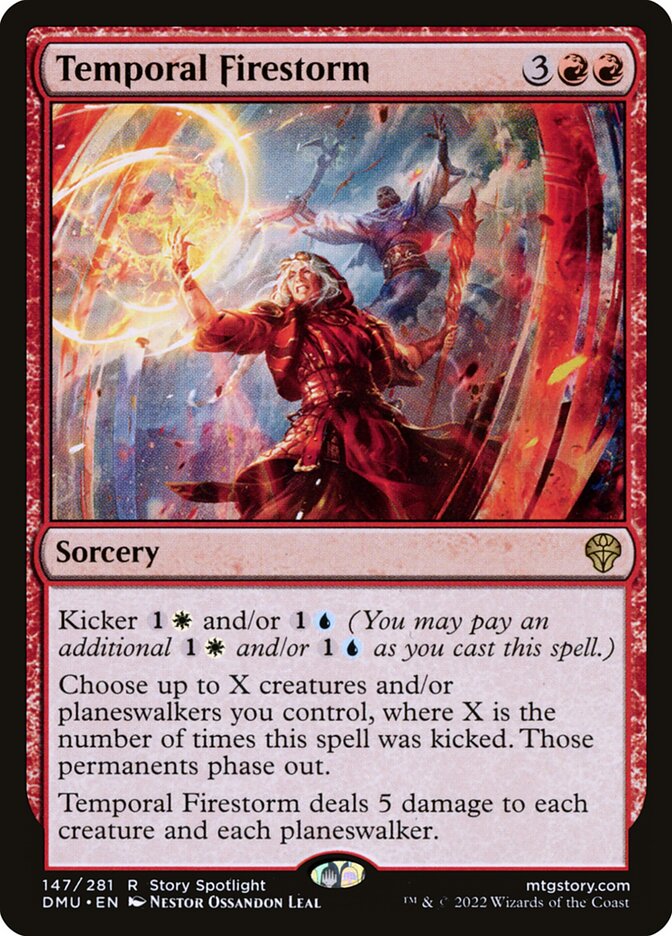 Card Scan of Temporal Firestorm | DMU
