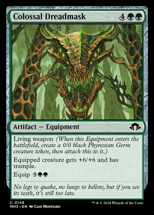 Card Scan of Colossal Dreadmask | MH3