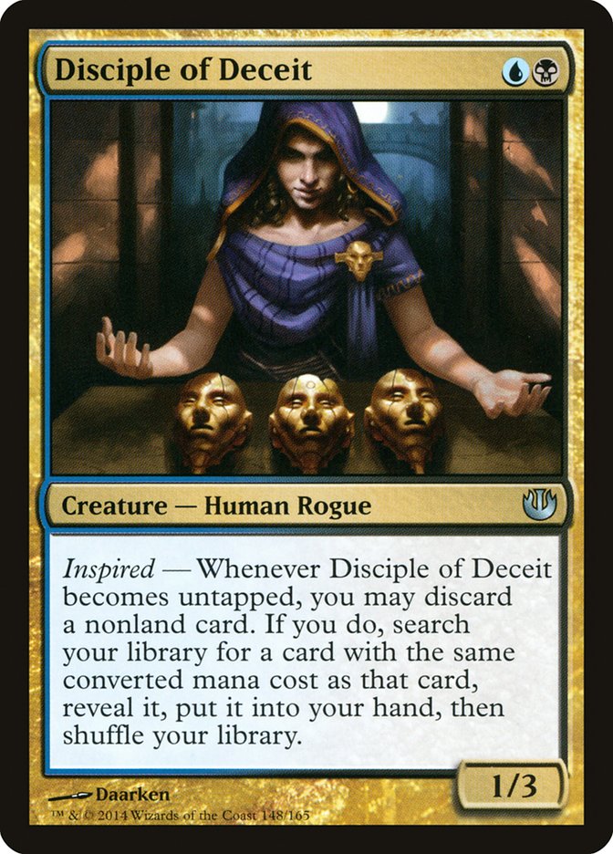 Card Scan of Disciple of Deceit | JOU